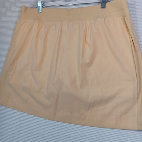 Member's Mark Women's Built-In Short Stretch Woven Active Skort Yellow XXL - Picture 9 of 11